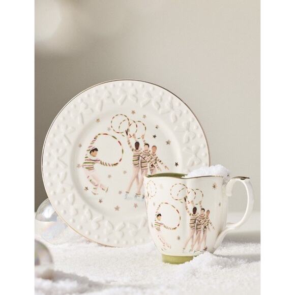 Anthropologie New York City Ballet Nutcracker Candy Canes Mug SOLD OUT - Picture 2 of 3